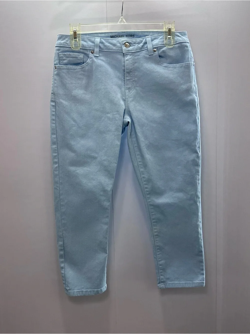 Michael Kors Light Blue Women's Capri Pants